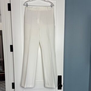 Mango Off-White Boot Cut Dress Pants